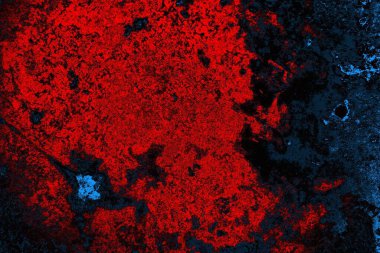 Çizik ve çatlaklarla metal doku