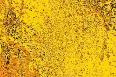 Kırmızı sarı ve siyah renkli kirli duvar, desenli arka plan.