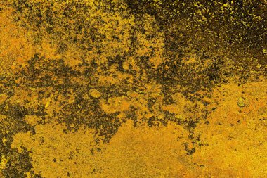 Kırmızı sarı ve siyah renkli kirli duvar, desenli arka plan.