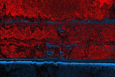 Çizik ve çatlaklarla metal doku