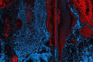 Dökülen boya paslı metal dokusu