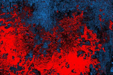 Dökülen boya paslı metal dokusu