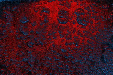 Çizik ve çatlaklarla metal doku