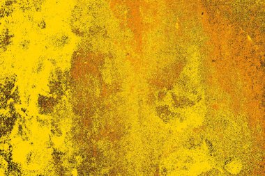 Kırmızı sarı ve siyah renkli kirli duvar, desenli arka plan.