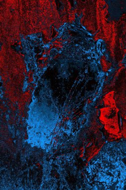 Dökülen boya paslı metal dokusu