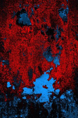 Dökülen boya paslı metal dokusu