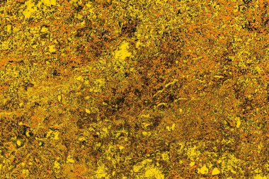 Kırmızı sarı ve siyah renkli kirli duvar, desenli arka plan.