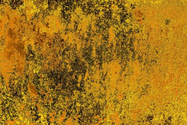 Kırmızı sarı ve siyah renkli kirli duvar, desenli arka plan. 