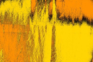 Kırmızı sarı ve siyah renkli kirli duvar, desenli arka plan.