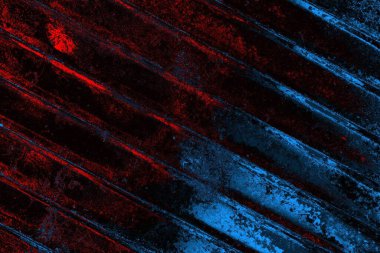 Çizik ve çatlaklarla metal doku