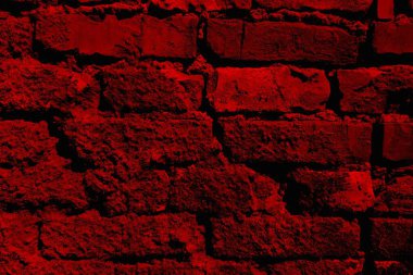 Eski model tuğla duvarın arka planı