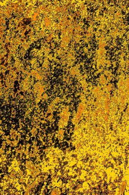 Kırmızı sarı ve siyah renkli kirli duvar, desenli arka plan. 