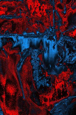 Dökülen boya paslı metal dokusu