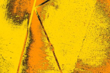 Kırmızı sarı ve siyah renkli kirli duvar, desenli arka plan.