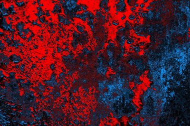 Dökülen boya paslı metal dokusu