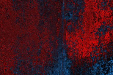 Dökülen boya paslı metal dokusu