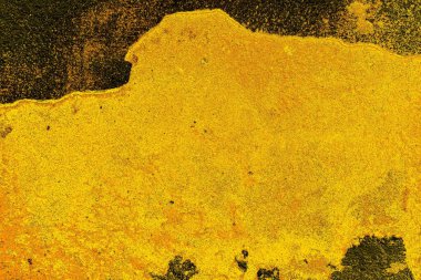 Kırmızı sarı ve siyah renkli kirli duvar, desenli arka plan.