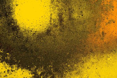 Kırmızı sarı ve siyah renkli kirli duvar, desenli arka plan.