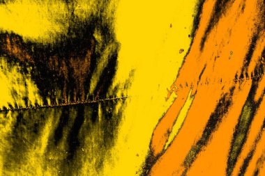 Kırmızı sarı ve siyah renkli kirli duvar, desenli arka plan.