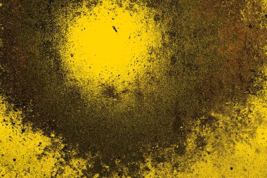 Kırmızı sarı ve siyah renkli kirli duvar, desenli arka plan.