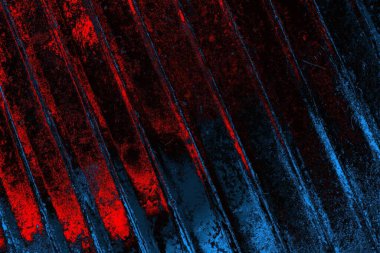 Çizik ve çatlaklarla metal doku