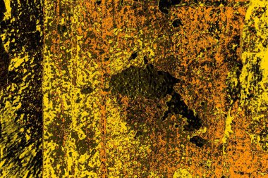 Kırmızı sarı ve siyah renkli kirli duvar, desenli arka plan.