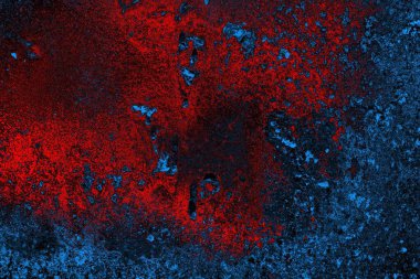 Dökülen boya paslı metal dokusu