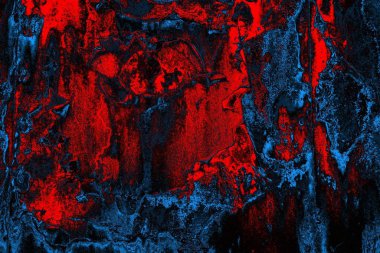 Dökülen boya paslı metal dokusu