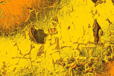 Kırmızı sarı ve siyah renkli kirli duvar, desenli arka plan.