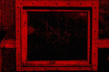 Çizik ve çatlaklarla metal doku