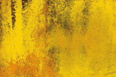 Kırmızı sarı ve siyah renkli kirli duvar, desenli arka plan.