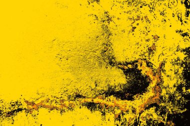 Kırmızı sarı ve siyah renkli kirli duvar, desenli arka plan.