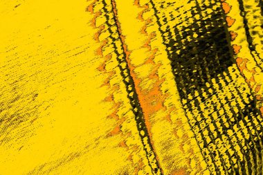 Kırmızı sarı ve siyah renkli kirli duvar, desenli arka plan. 