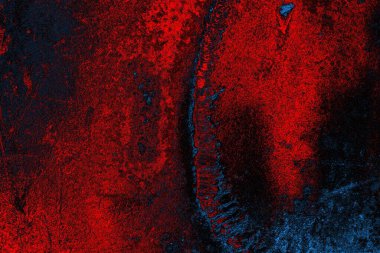 Çizik ve çatlaklarla metal doku