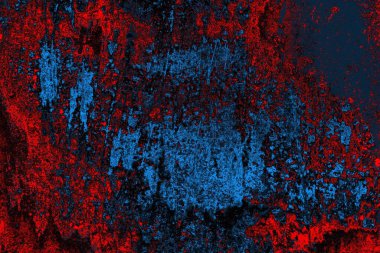 Dökülen boya paslı metal dokusu