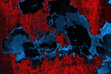 Dökülen boya paslı metal dokusu