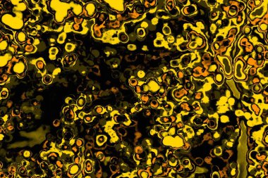 Kırmızı sarı ve siyah renkli kirli duvar, desenli arka plan.