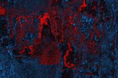 Dökülen boya paslı metal dokusu