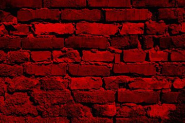 Eski model tuğla duvarın arka planı