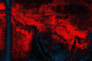 Çizik ve çatlaklarla metal doku