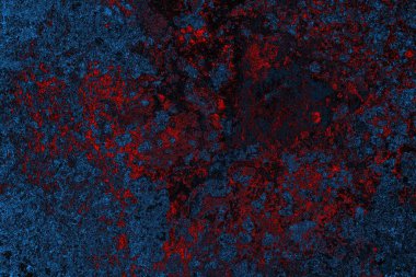 Dökülen boya paslı metal dokusu