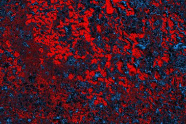 Dökülen boya paslı metal dokusu