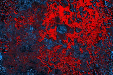 Dökülen boya paslı metal dokusu