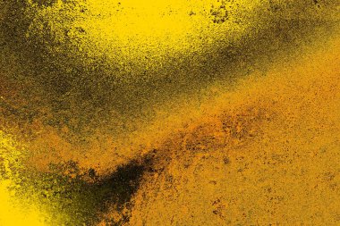 Kırmızı sarı ve siyah renkli kirli duvar, desenli arka plan.