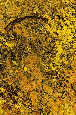 Kırmızı sarı ve siyah renkli kirli duvar, desenli arka plan. 