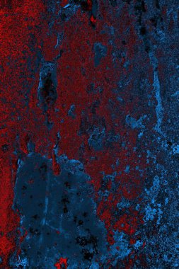 Dökülen boya paslı metal dokusu