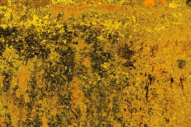 Kırmızı sarı ve siyah renkli kirli duvar, desenli arka plan. 