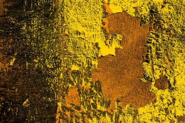 Kırmızı sarı ve siyah renkli kirli duvar, desenli arka plan.