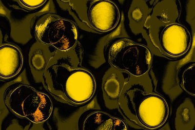 Kırmızı sarı ve siyah renkli kirli duvar, desenli arka plan.