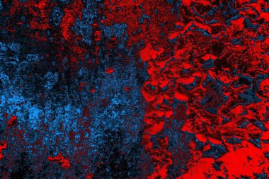 Dökülen boya paslı metal dokusu